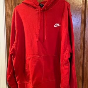 Nike Men's Bold Red Hoodie